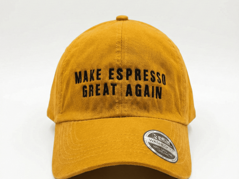 Boné Coffee Dealers Brasil - Make Espresso Great Again Marrom